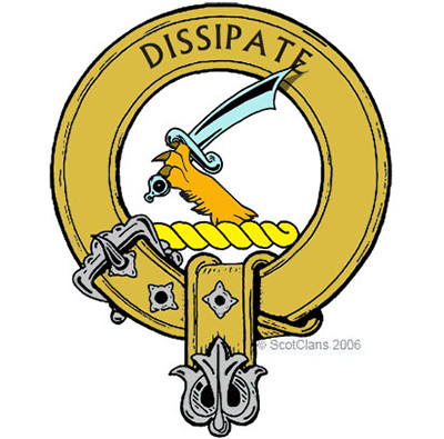 The badge of Clan Scrymgeour of Scotland.