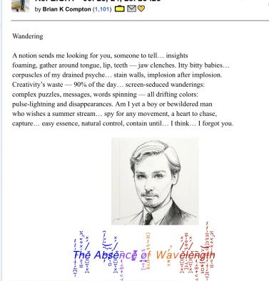 They opened notes written at their wedding five years ago and got this one from me.