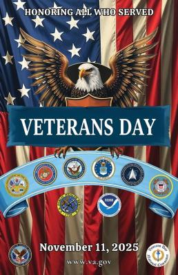 A graphic for Veterans Day